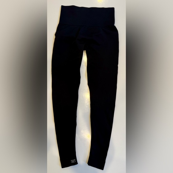 SET Active Black Seamless Leggings High Waist - Picture 4 of 6